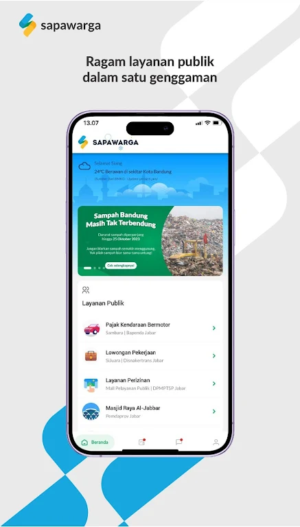 Sapawarga - Jabar Super Apps Screenshot 2