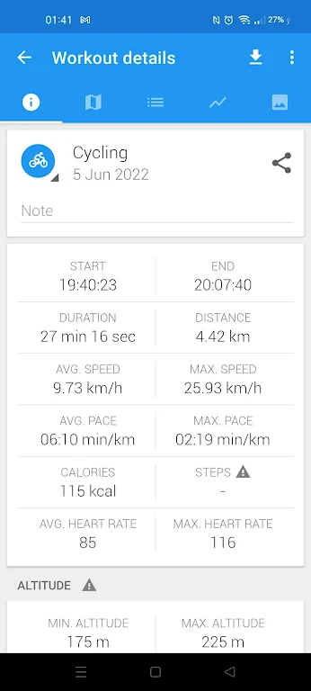 Caynax - Running & Cycling GPS Screenshot 4