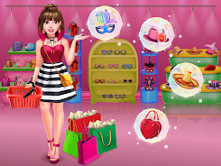 Shopping Girl Fashion Dress Up Screenshot 1