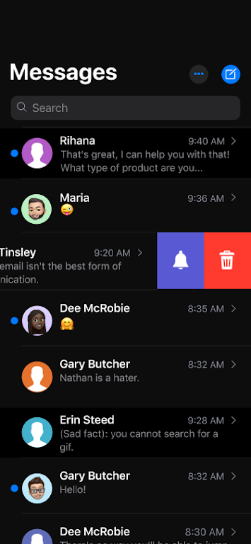 Messages - Texting OS 18 Screenshot 4