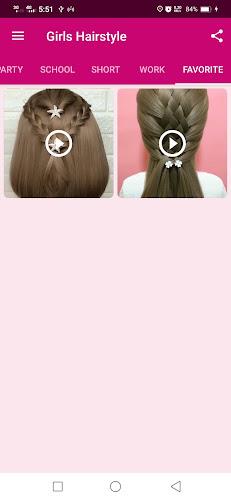 Girls Hairstyle Step By Step Screenshot 6