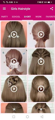 Girls Hairstyle Step By Step Screenshot 4