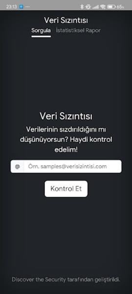 Veri Sızıntısı Screenshot 3