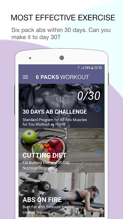 Six Pack - 30 Days challenge Screenshot 4