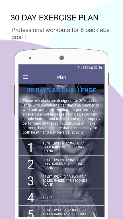 Six Pack - 30 Days challenge Screenshot 3