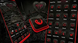 Gothic Machine Heart Theme Screenshot 1