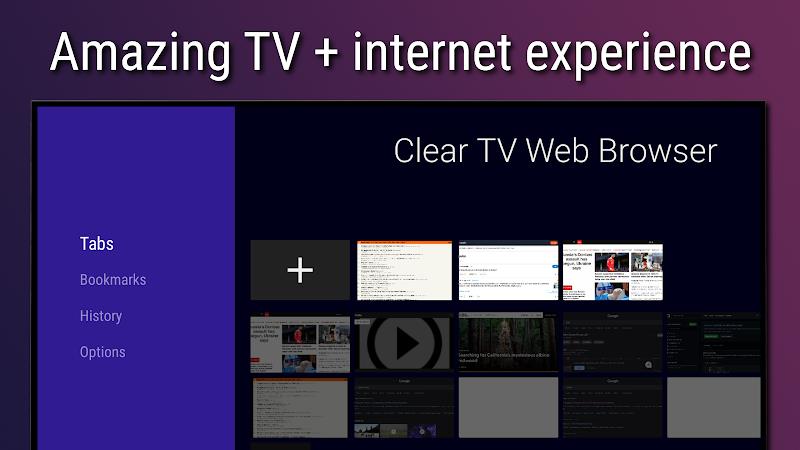 Clear TV Web Browser Screenshot 1