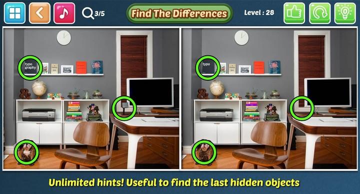 Find the difference game 10 mb Screenshot 4