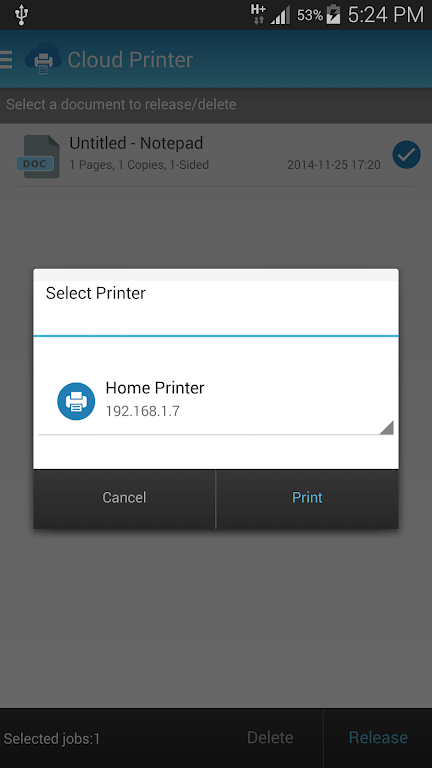 Cloud Printer - PDFs, Photos.. Screenshot 3