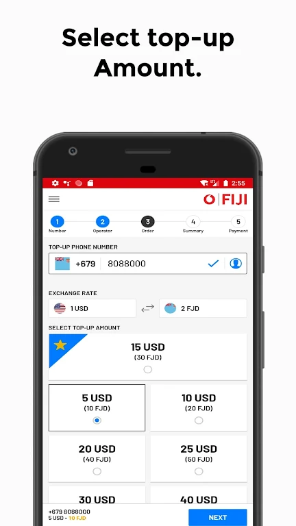 Vodafone Fiji Top-Up Screenshot 2