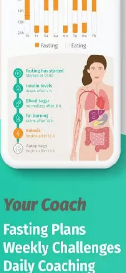 BodyFast Intermittent Fasting Tracker Diet Coach Screenshot 1