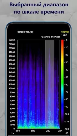 Aspect Pro Spectrogram Analyzer for Audio Files Screenshot 2
