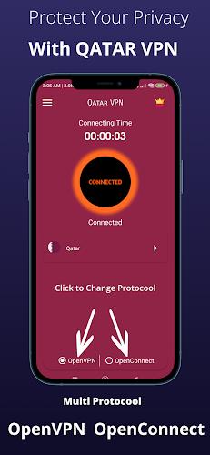 QATAR VPN - Safe Secure Proxy Screenshot 1