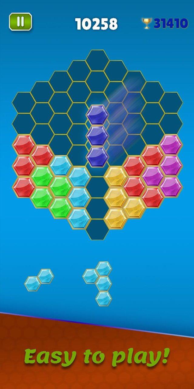 Infinite Hexa! - Block Puzzle Screenshot 1