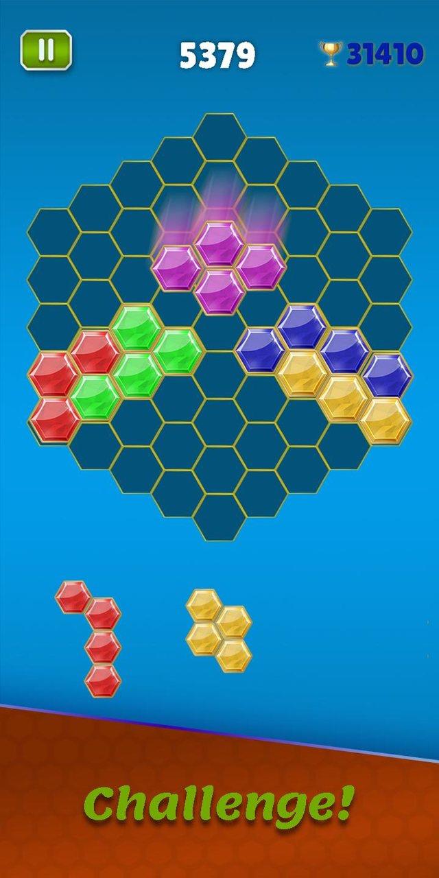 Infinite Hexa! - Block Puzzle Screenshot 2