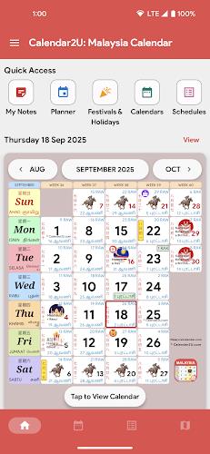 Malaysia Calendar - Calendar2U Screenshot 1