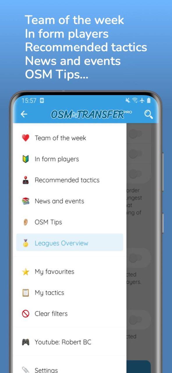OSM Transfer: Scout list Screenshot 4