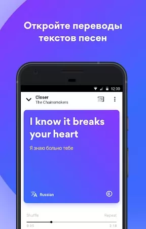 Musixmatch Lyrics for your music Screenshot 2