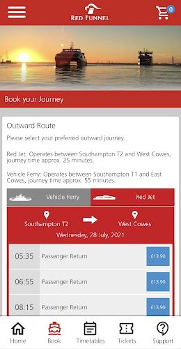 Red Funnel Isle of Wight Ferry Screenshot 5