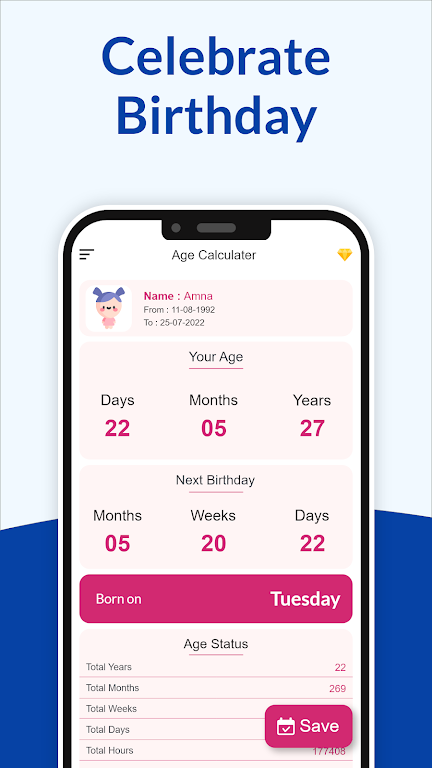 Age Calculator - Date Counter Screenshot 4
