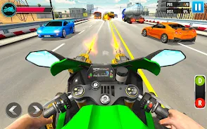 Bike racing: 3D Shooting game Screenshot 4