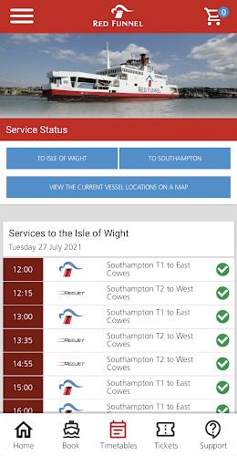 Red Funnel Isle of Wight Ferry Screenshot 3