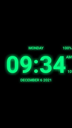 Digital Clock Live Wallpaper-7 Screenshot 4