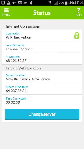 Private WiFi™ Mobile for AOL Screenshot 4