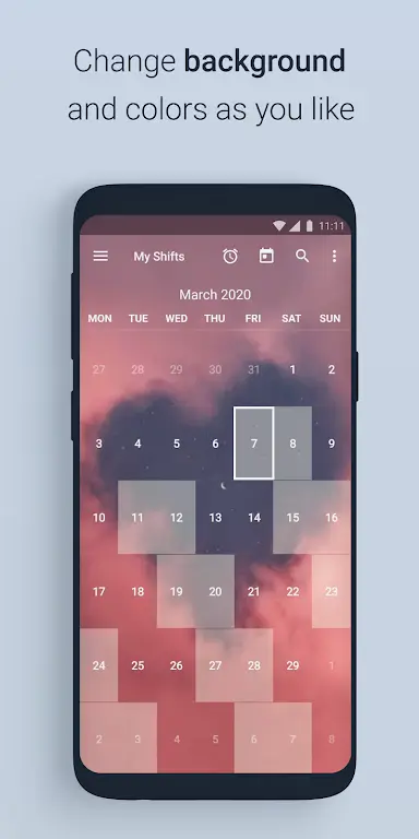 Shift Work Schedule Calendar Screenshot 4