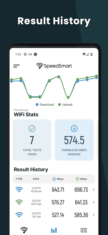 Speed Test SpeedSmart WiFi 5G Screenshot 3