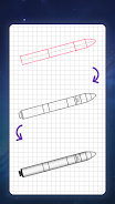 How to draw rockets by steps Screenshot 13