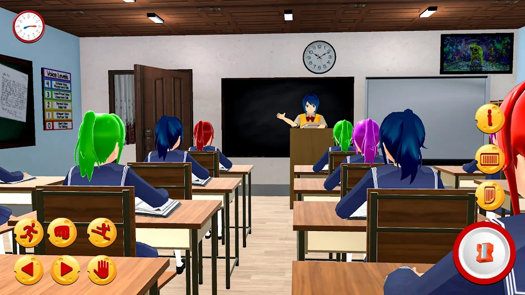 Anime High School Girl 3D Game Screenshot 1