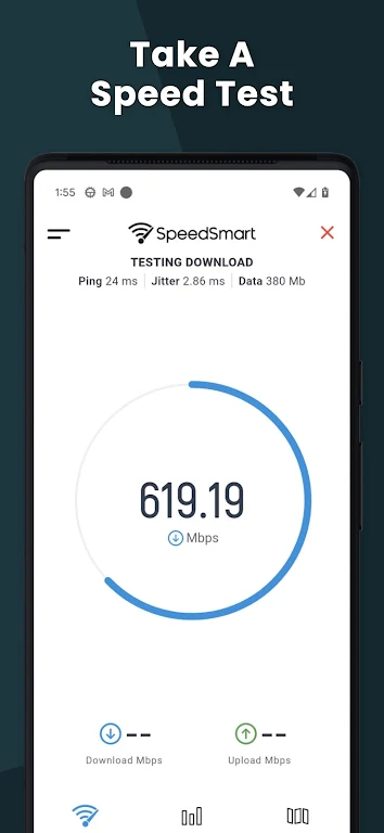 Speed Test SpeedSmart WiFi 5G Screenshot 1