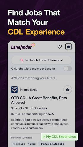 Lanefinder: CDL Trucking Jobs Screenshot 3