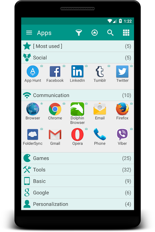 Glextor Folder Organizer Basic Screenshot 1