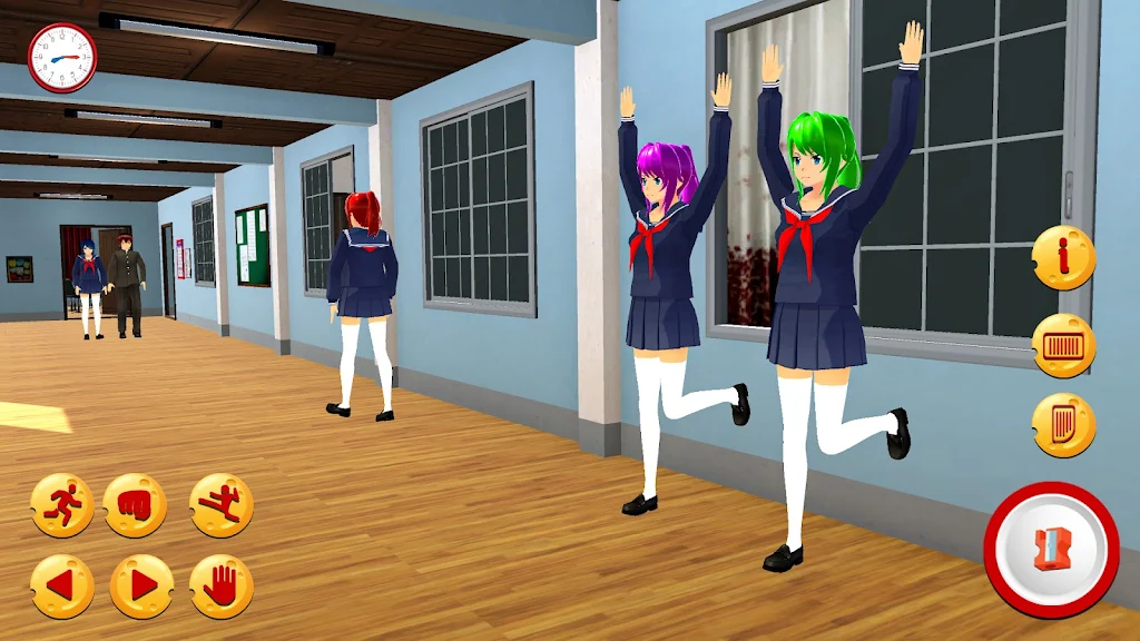 Anime High School Girl 3D Game Screenshot 2