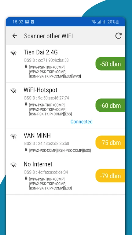 Router Admin and WiFi Analyzer Screenshot 3