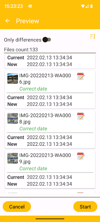 EXIF Image & Video Date Fixer Screenshot 3