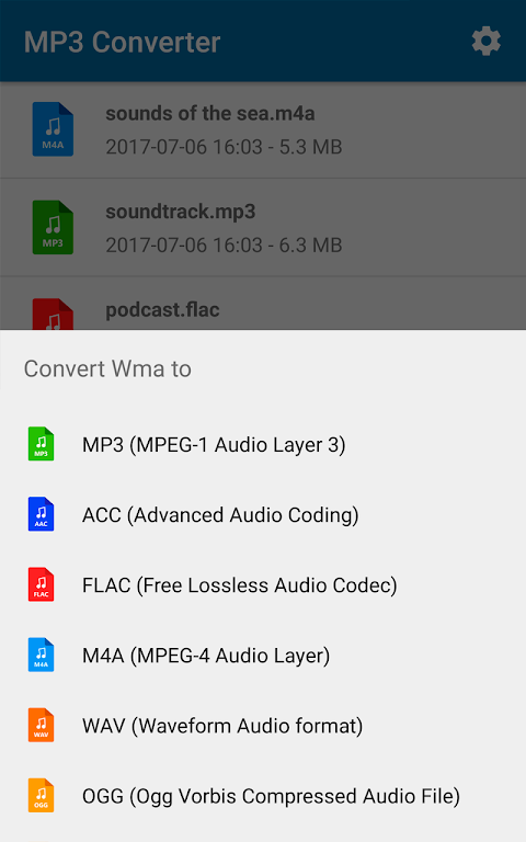 MP3 Converter Edit Music files Screenshot 2