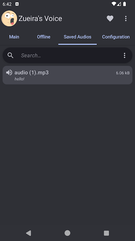 Zueira's Voice: Text to Speech Screenshot 4