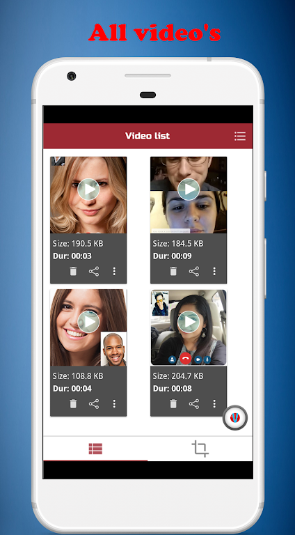 video call recorder 2019 - rec Screenshot 1