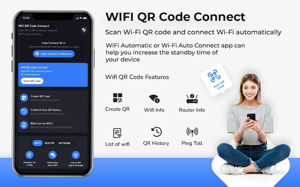 Wifi QR Code Connect Screenshot 4