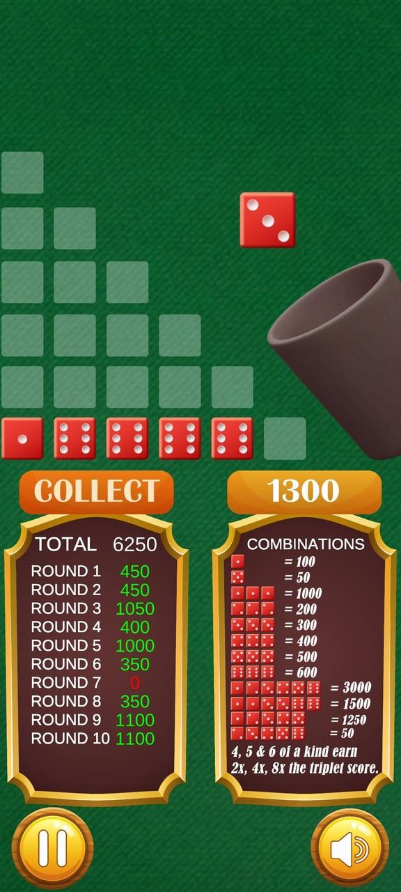 10000 Dice Game Screenshot 2