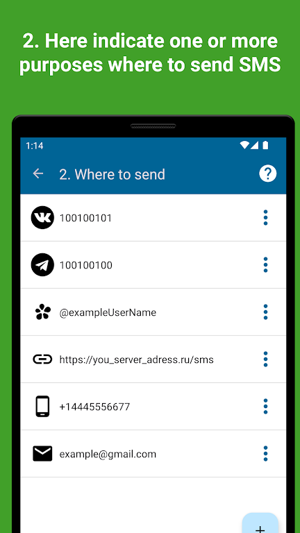 SMS forwarder auto to PC/phone Screenshot 4