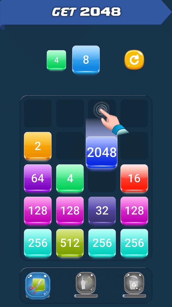 Drop Merge Blocks: 2048 Puzzle Screenshot 5