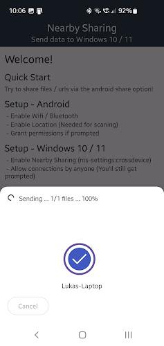 Nearby Sharing Windows 10 & 11 Screenshot 6