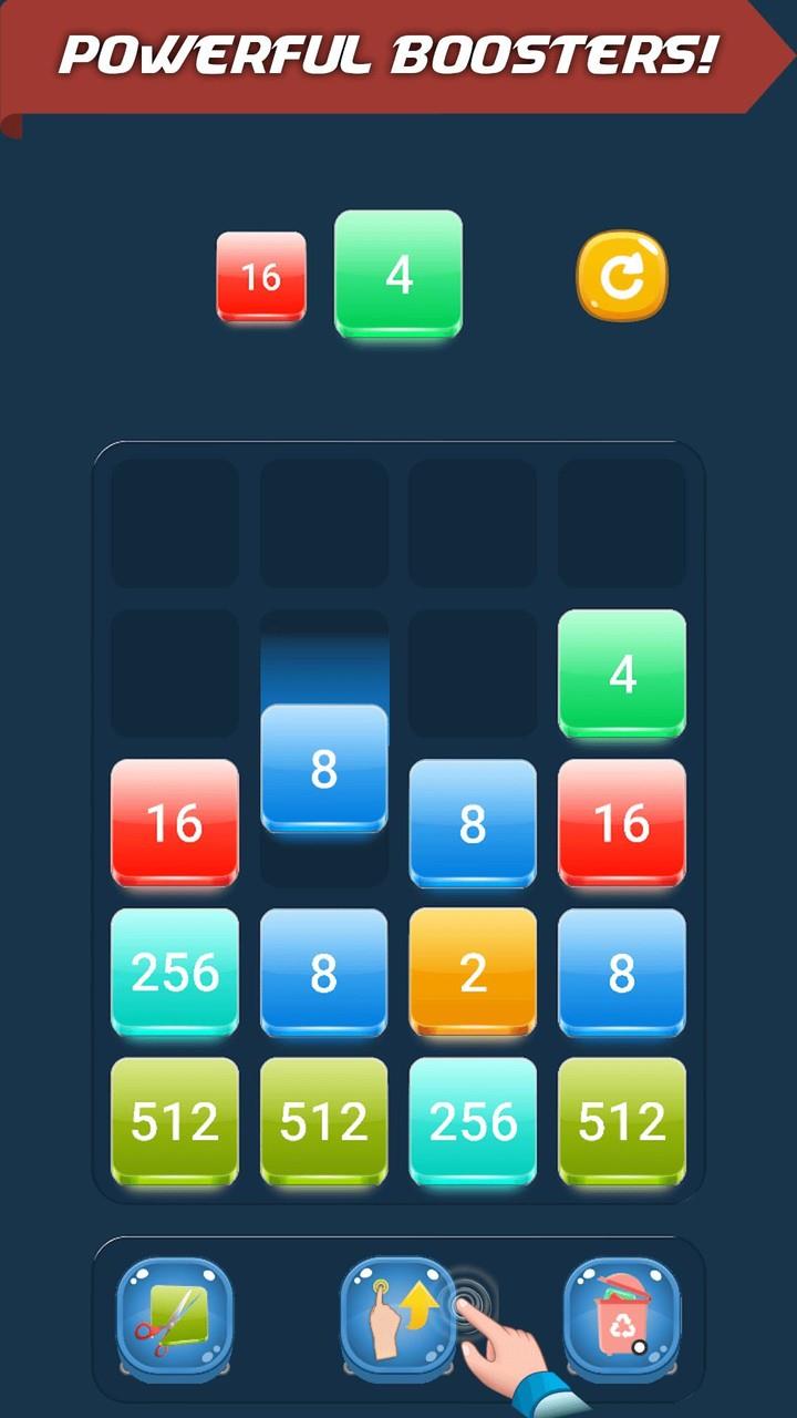 Drop Merge Blocks: 2048 Puzzle Screenshot 3