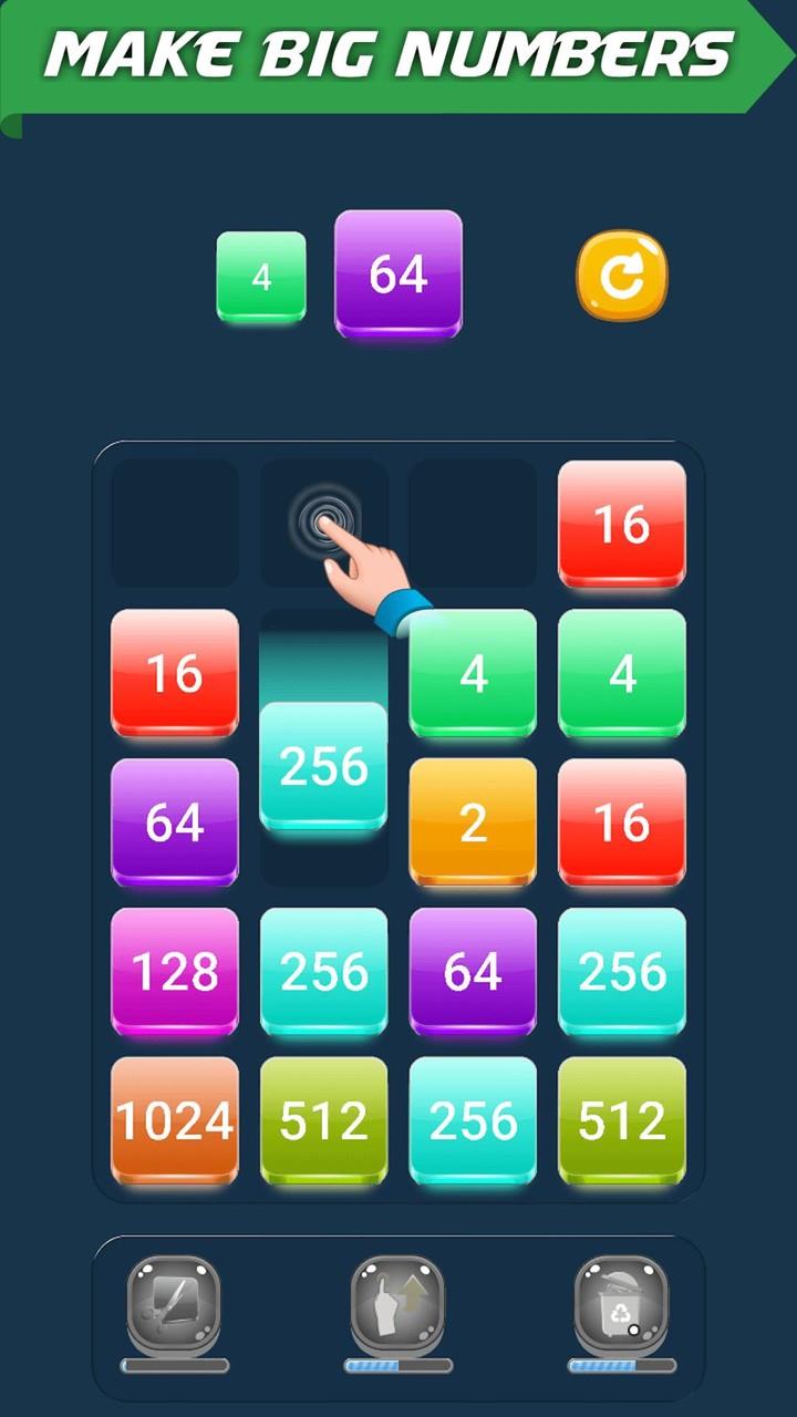 Drop Merge Blocks: 2048 Puzzle Screenshot 2