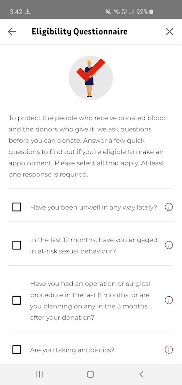 Donate Blood Screenshot 2