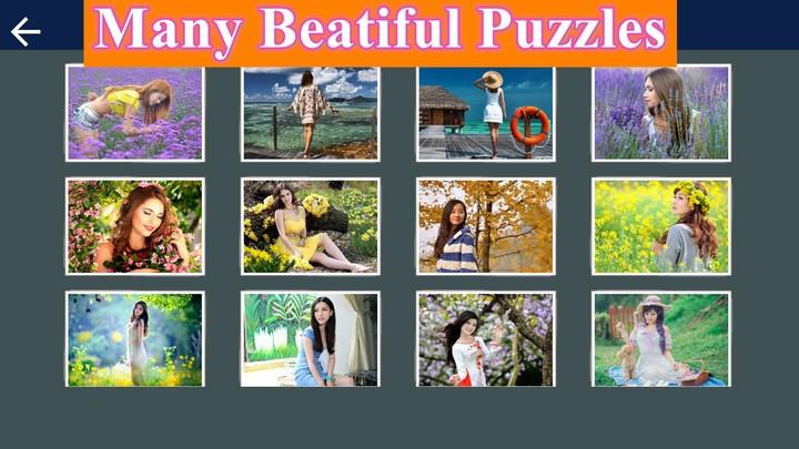 Jigsaw Puzzle -- Beauty Girls Screenshot 4